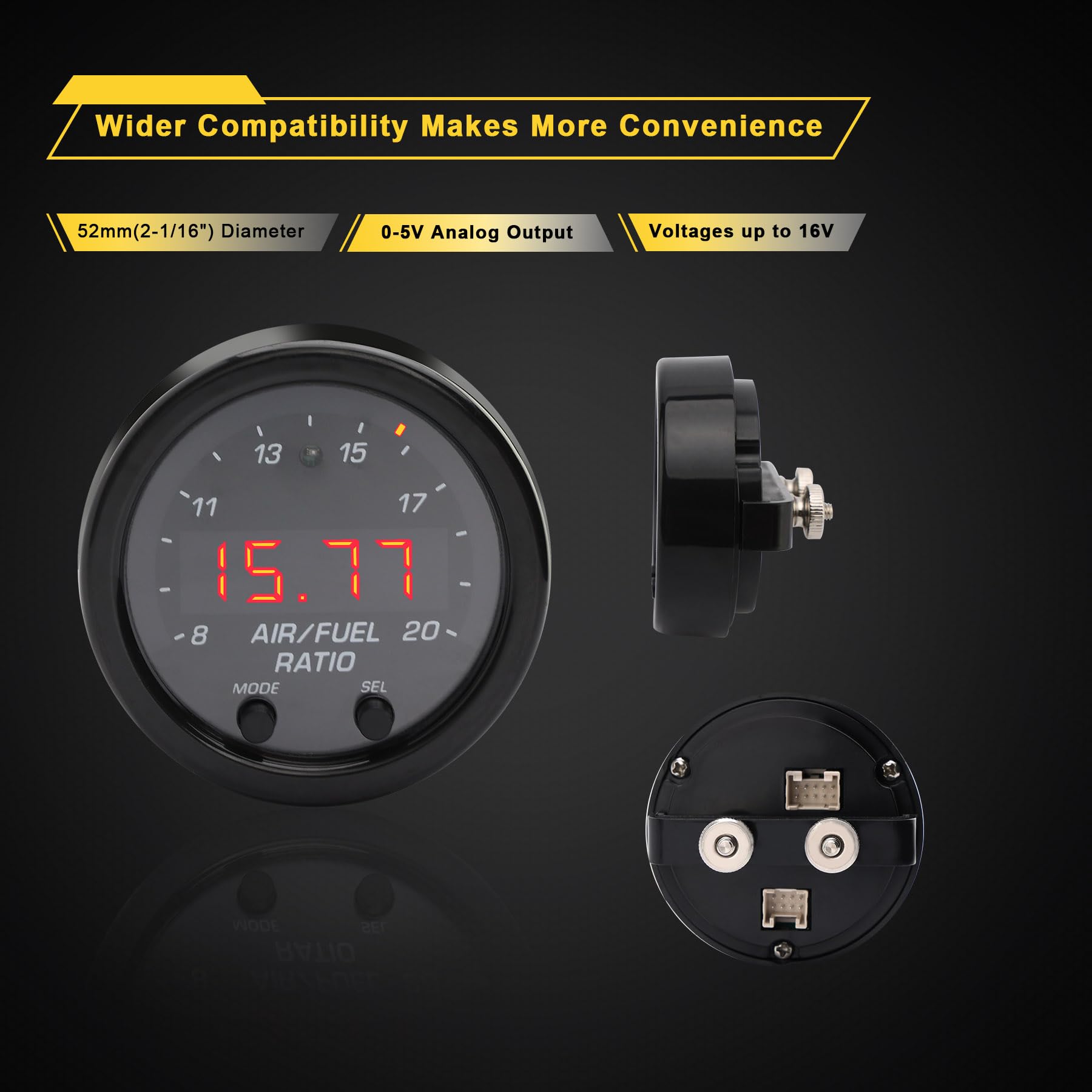 Gledewen LSU 4.9 sensor close-up highlighting durable tip for accurate AFR response