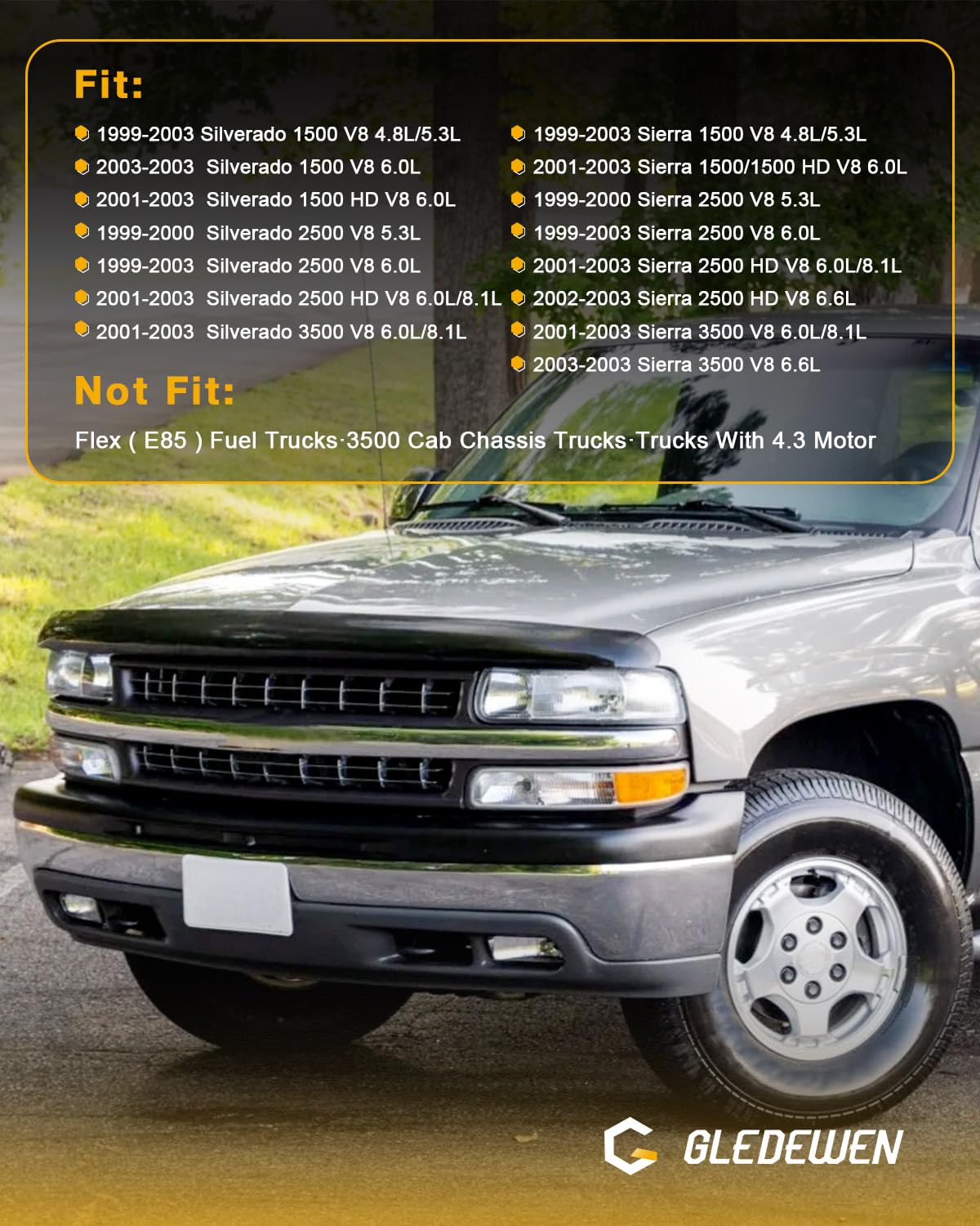 Gledewen fuel line kit beside a ruler showing scale for confident part confirmation