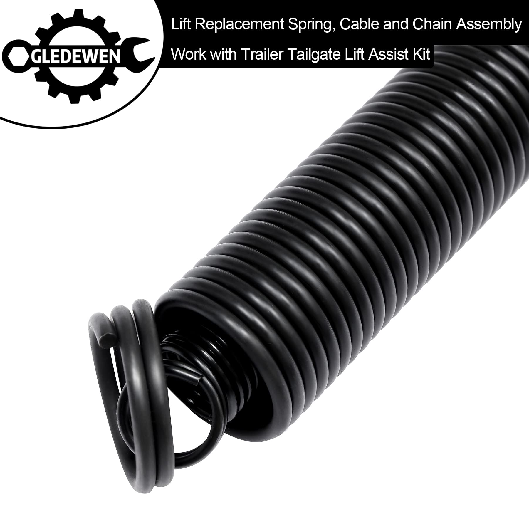 Gledewen close-up of nested double spring showing durable steel construction benefit