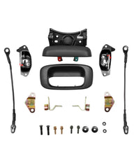 Gledewen tailgate handle front view showing OEM-style fit and improved reliability