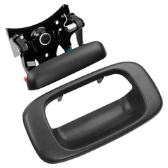 Gledewen front view of tailgate handle showing fit and durability
