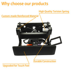 Gledewen interior hardware and spring detail showing hardened steel components