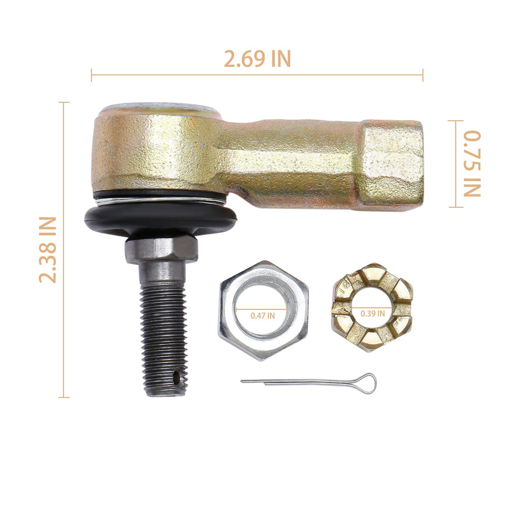 Gledewen kit hardware with cotter pins and jam nuts for secure installation