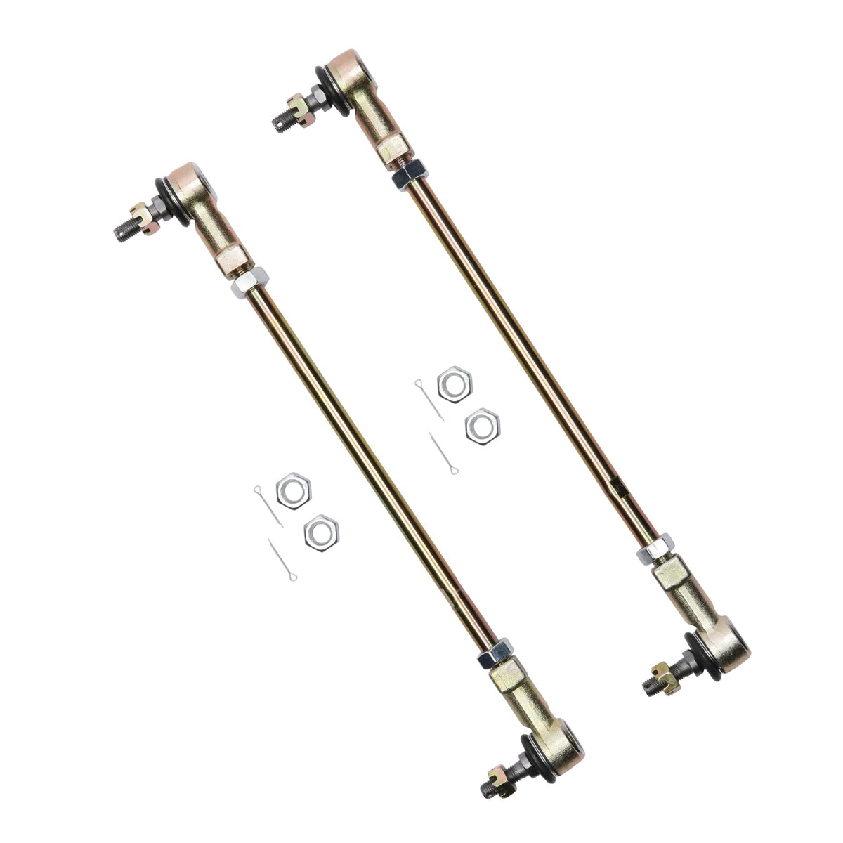 Gledewen tie rod kit front packaging showing complete contents and quick install benefit