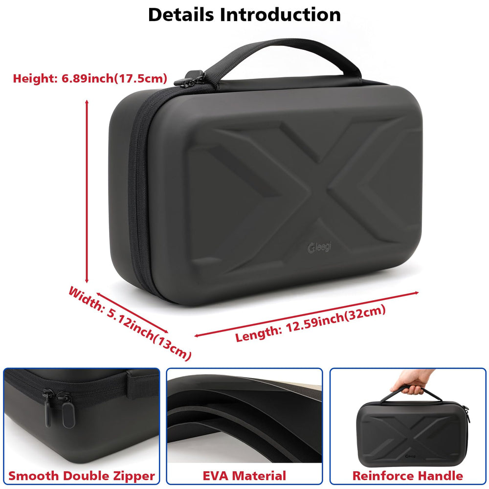 Gleegi ergonomic handle for comfortable transport and quick grab