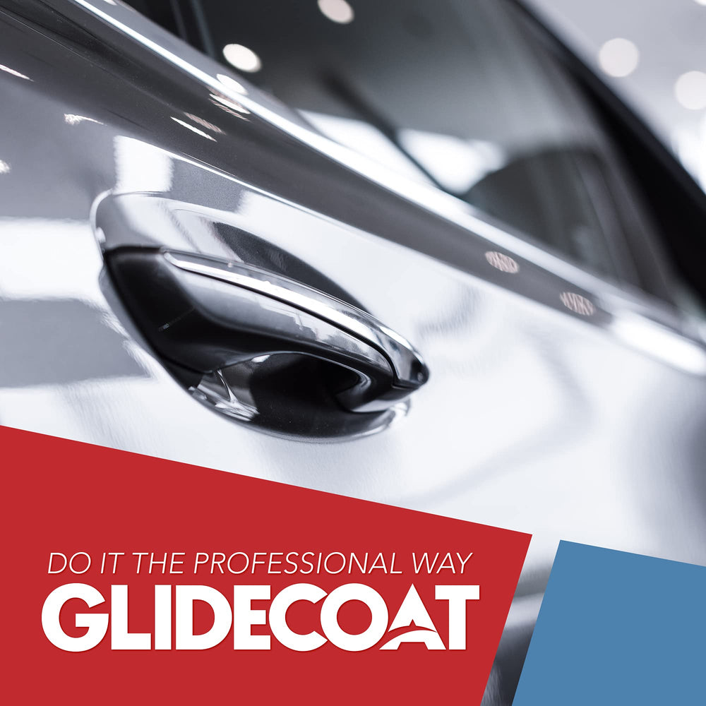 Glidecoat pad held in hand for size comparison, demonstrates full‑sized coverage benefit