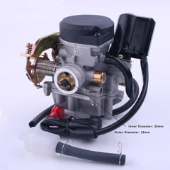 Glixal electric choke two-pin plug close-up for fast, plug-and-play cold starts