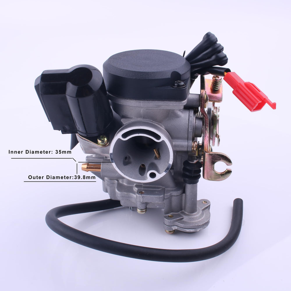 Glixal intake side showing 20mm bore dimensions to confirm fitment