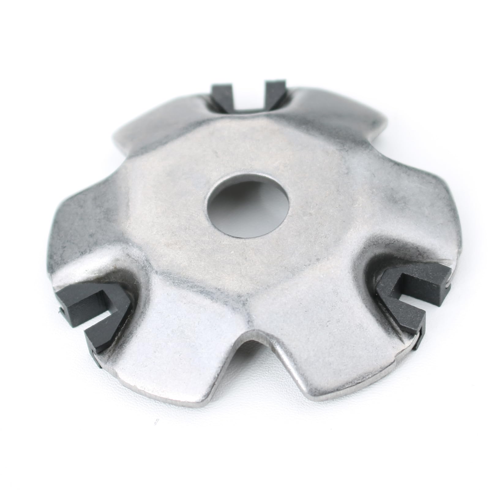 Glixal plastic variator fan highlighting cooling function to protect belt and components