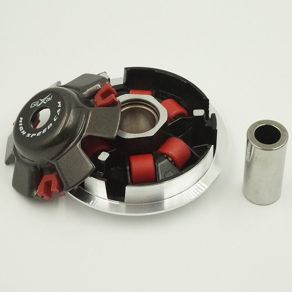 Glixal 13g roller weights pack illustrating balanced throttle response