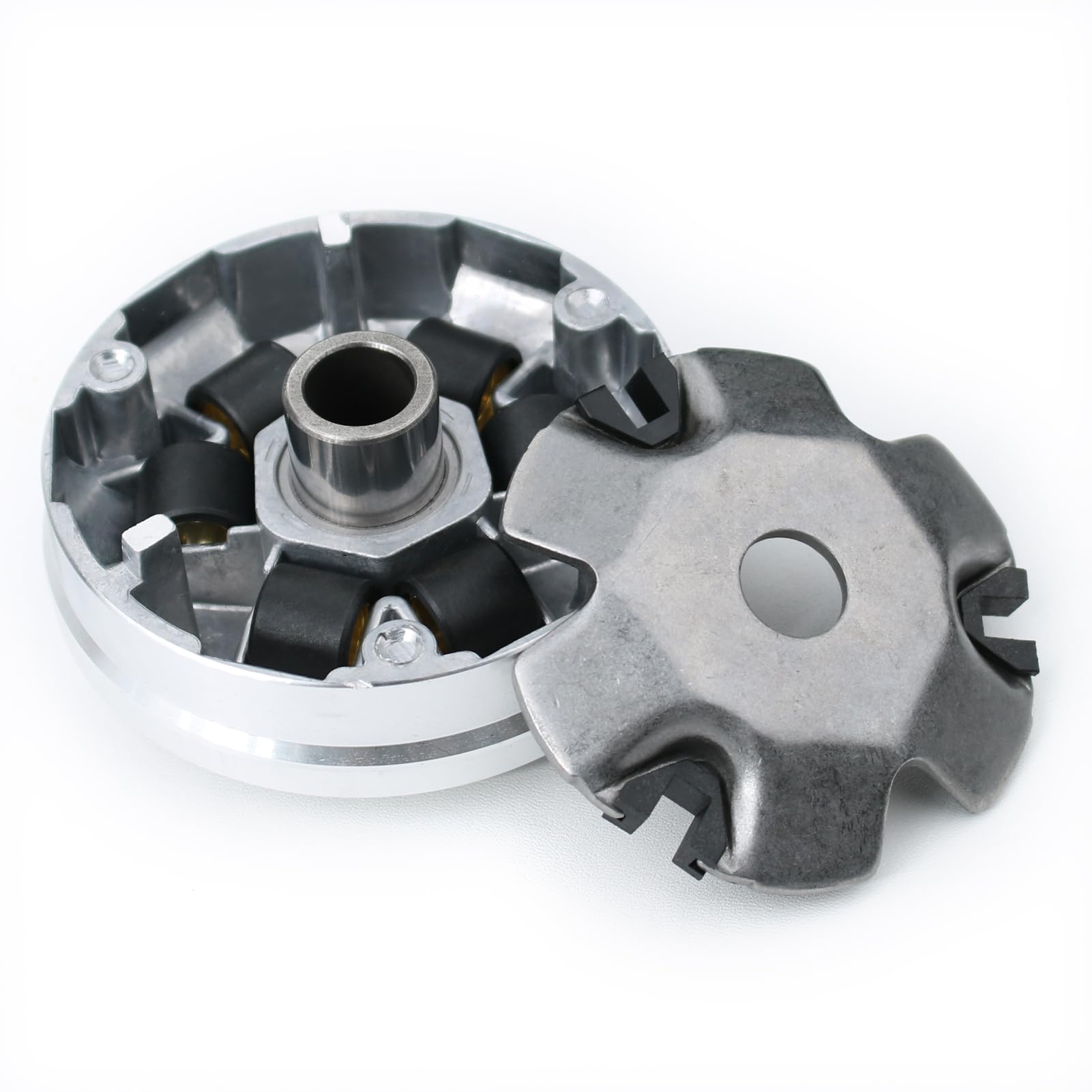 Glixal 6.5g roller weights close-up illustrating balanced acceleration control