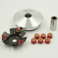 Glixal close-up of variator face detail for consistent belt contact and durability