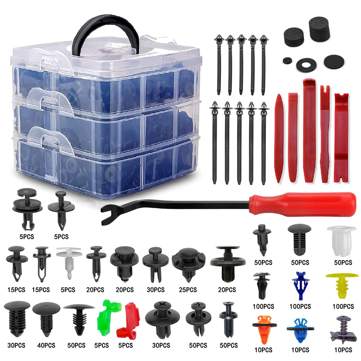 GLK kit open organizer showing labeled compartments and quick selection benefit