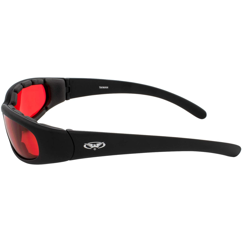 Global Vision vented EVA foam detail demonstrating cushioning and debris protection