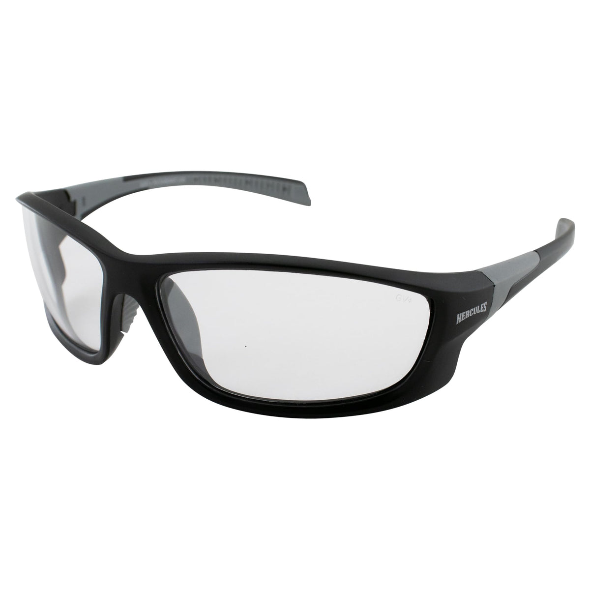 Global Vision Hercules-5 front view showing full coverage and sleek black frame for protection