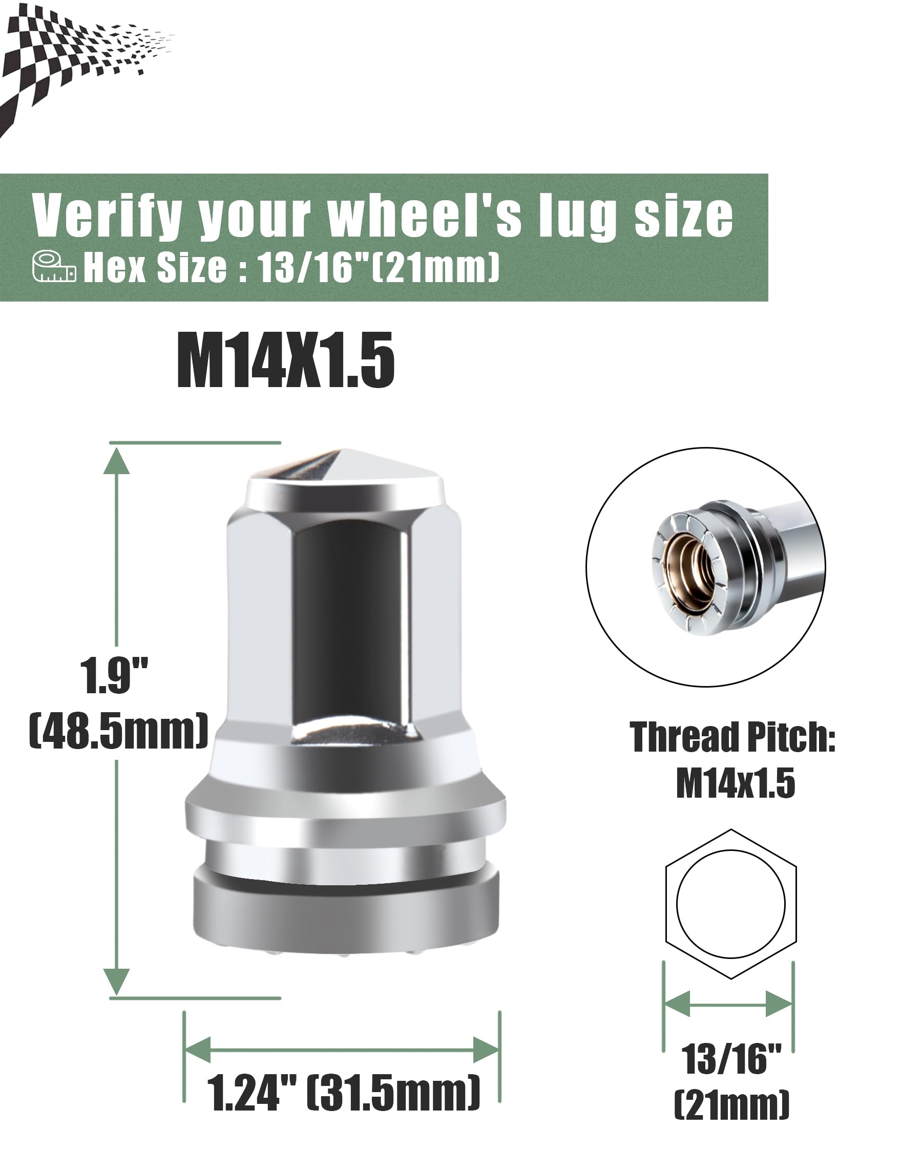 glorider close-up of precision-cut threads for reliable engagement