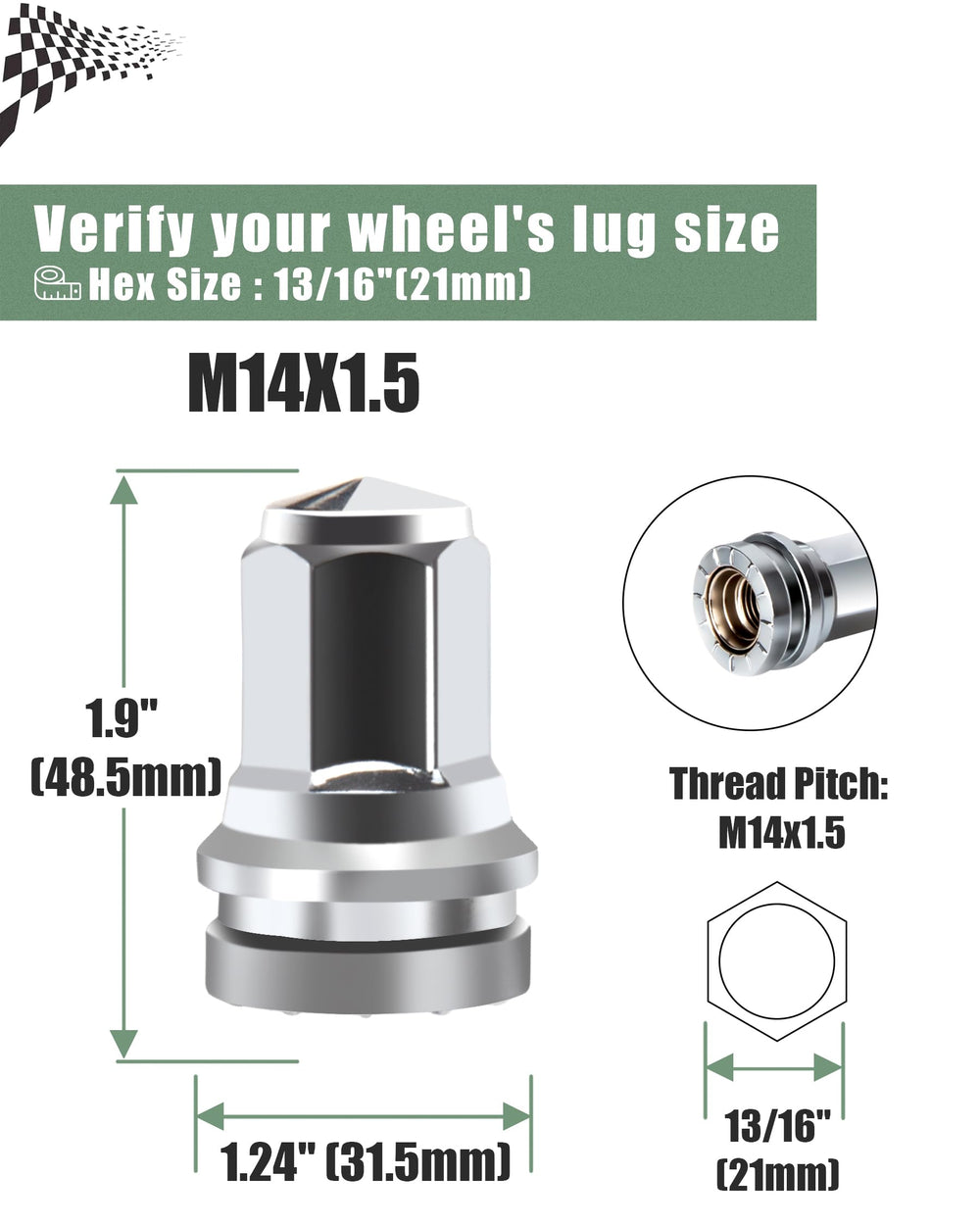 glorider close-up of precision-cut threads for reliable engagement