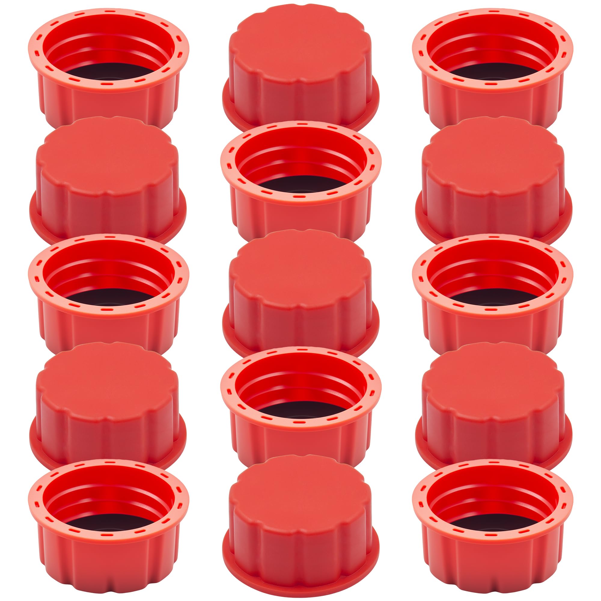 Glowentix front packaging showing 15 replacement gas can caps and benefits