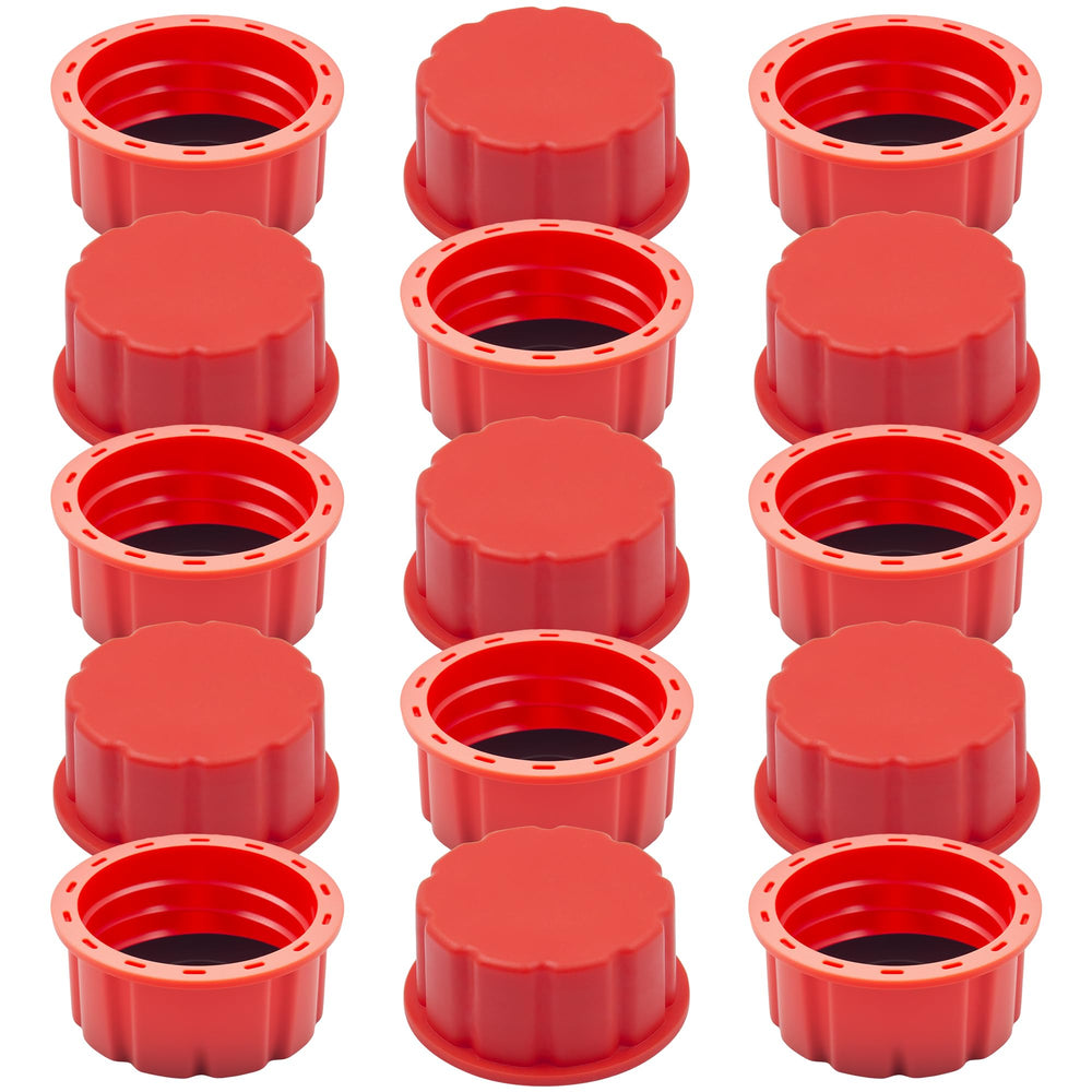 Glowentix front packaging showing 15 replacement gas can caps and benefits