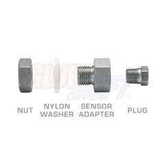GlowShift thread close-up highlighting 1/8-27 NPT precision and secure sensor fit benefit