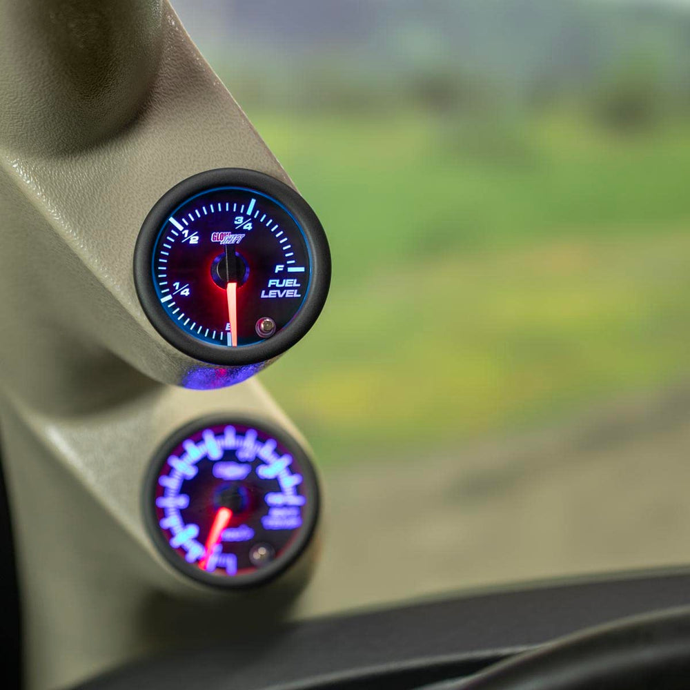 GlowShift tinted lens reducing glare and improving daytime visibility