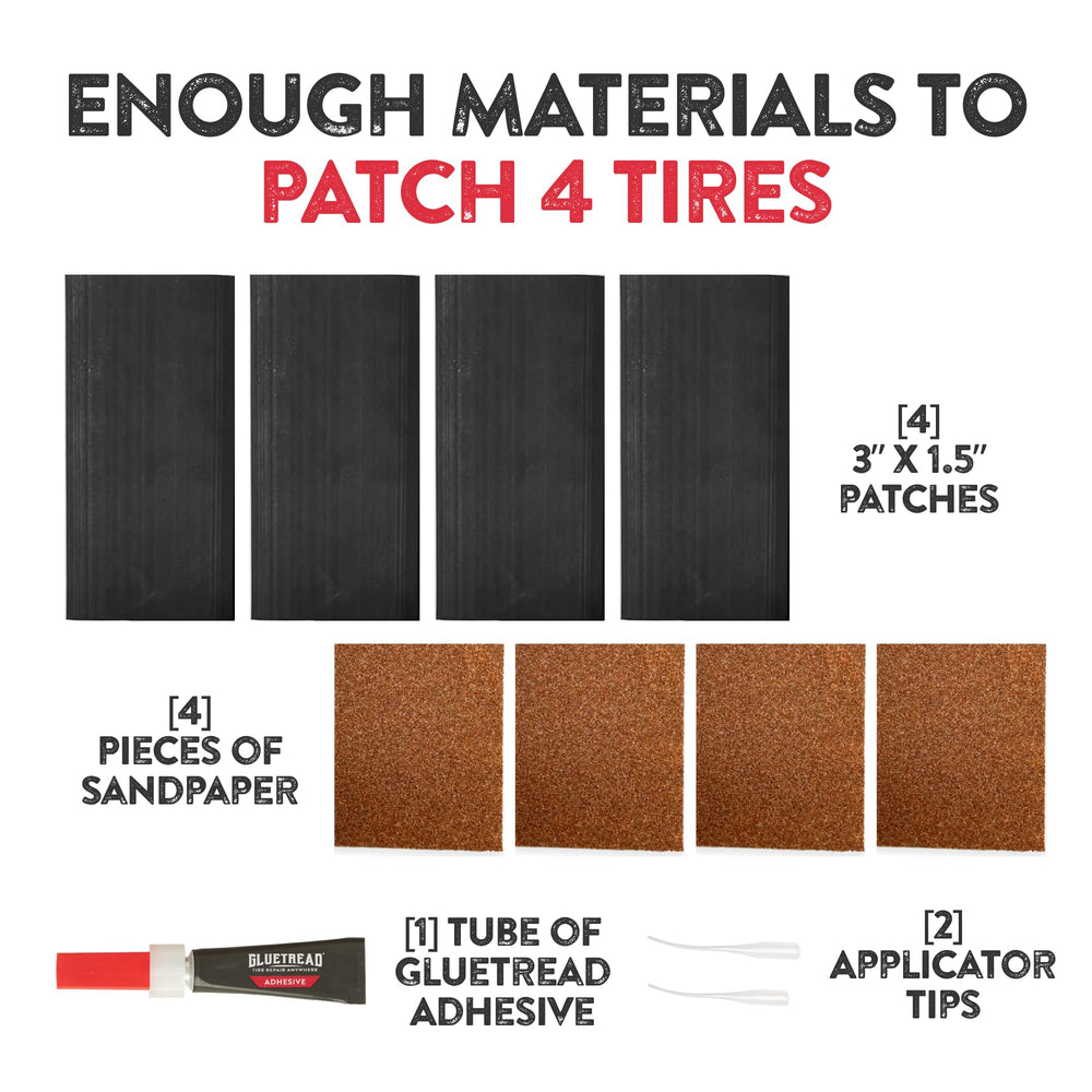 GLUETREAD adhesive applicator detail for precise bonding and quick cure