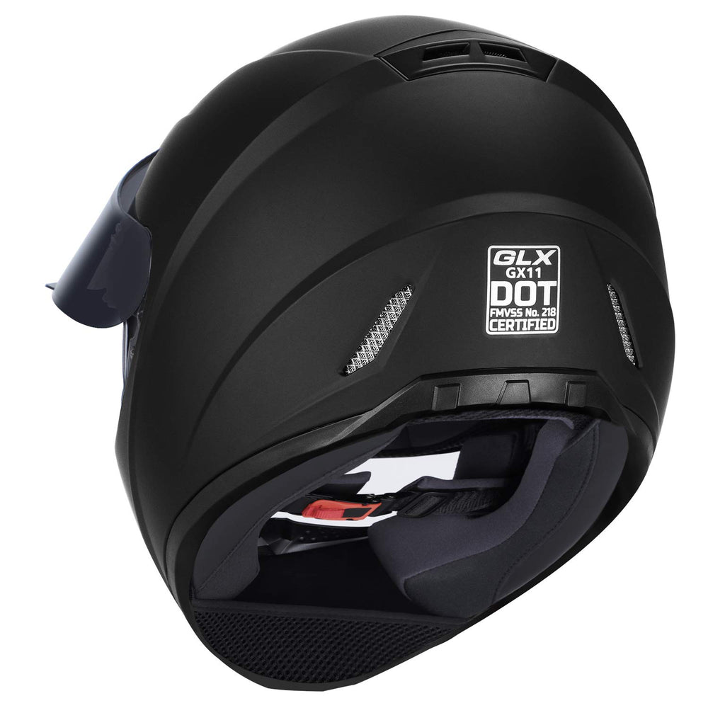 GLX GX11 quick-change shield mechanism demonstrating fast visor swaps