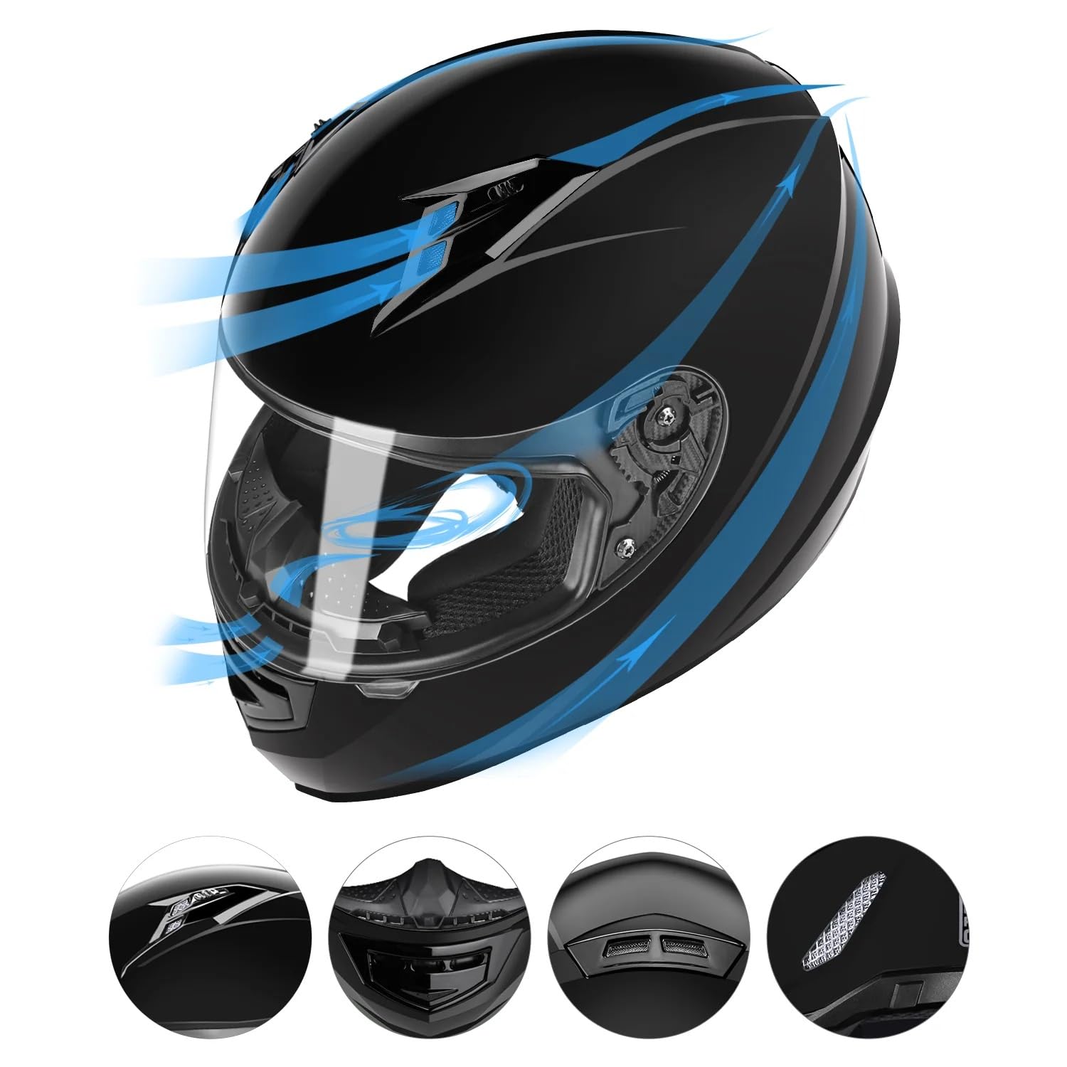 GLX GX11 shown on motorcycle seat to show size and real-world scale