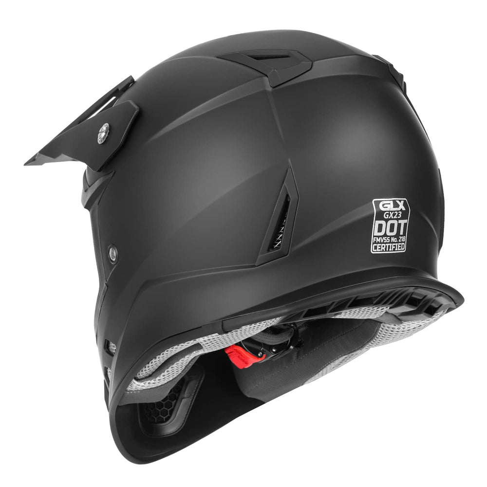 GLX GX23 removable interior padding visible, washable comfort benefit
