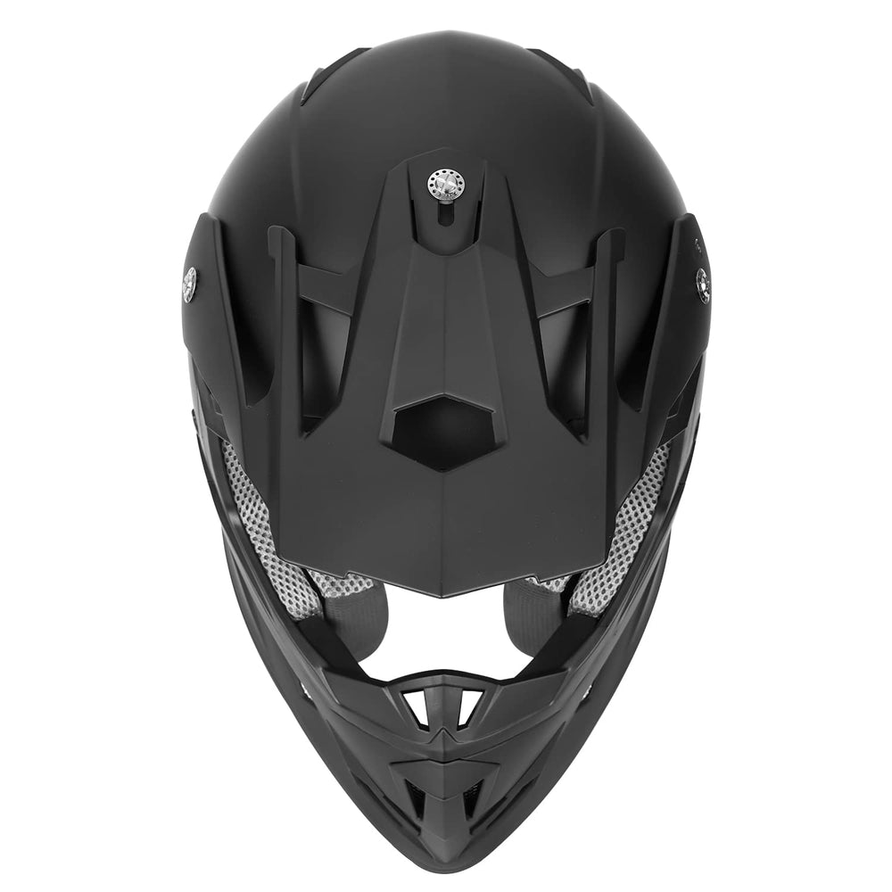 GLX GX23 chinbar and visor close-up, emphasizing durable, clear sight