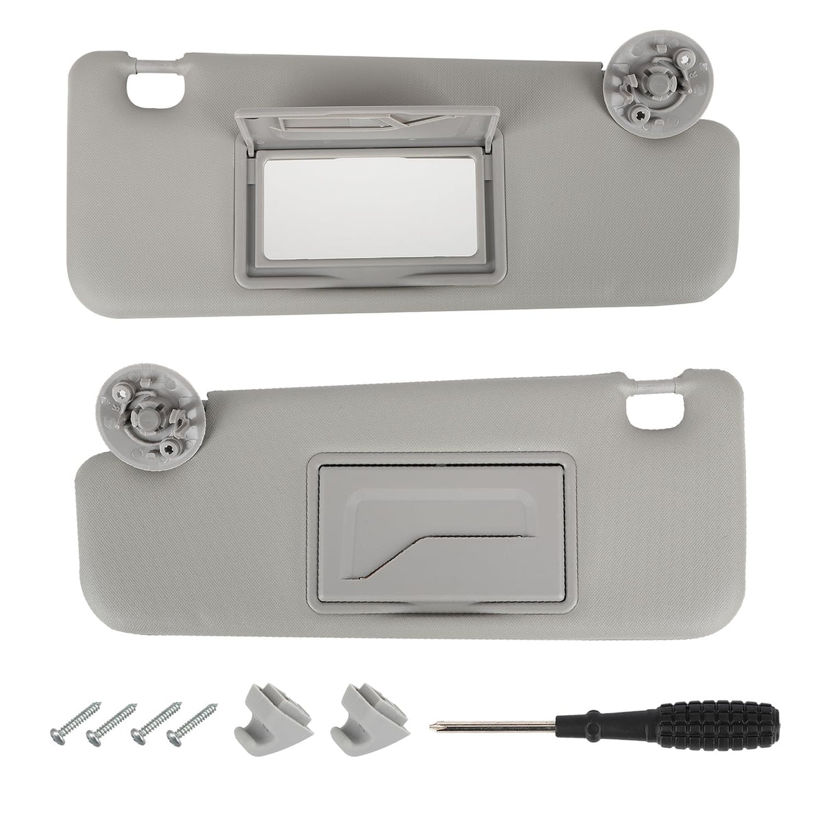 GlymXia front view showing visor pair and neat packaging protecting interior