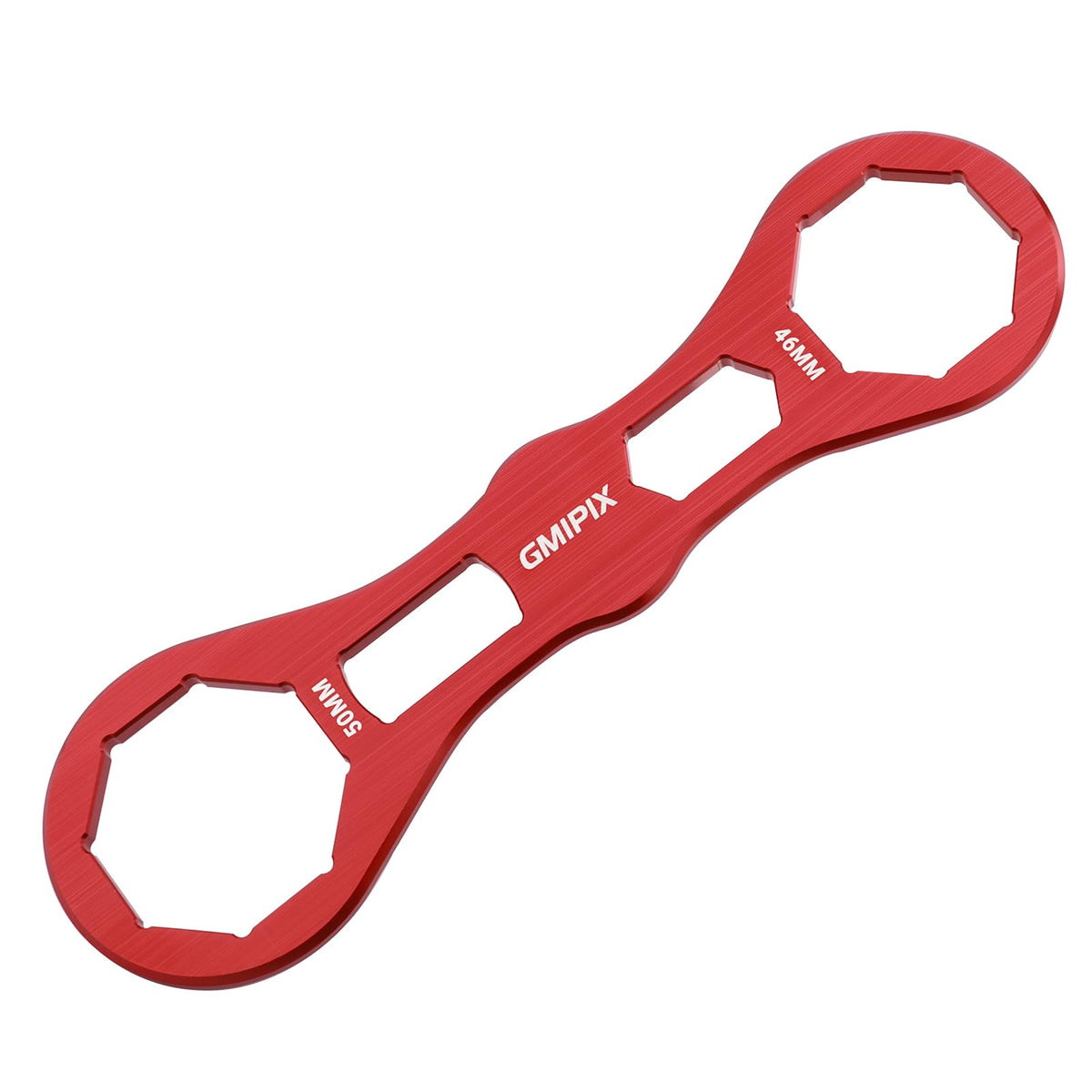 GMIPIX front view of red fork cap wrench showing secure fit benefit