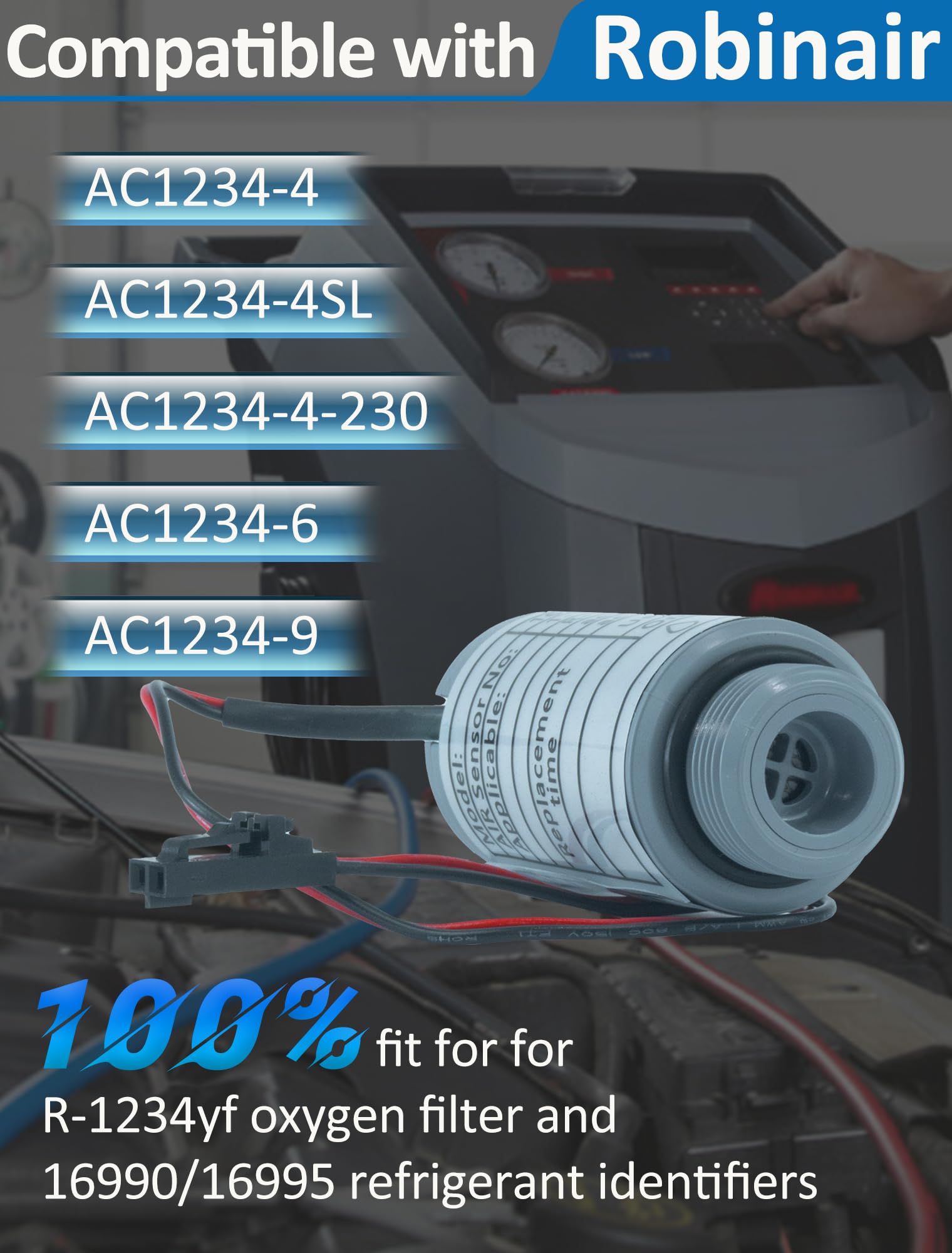 GMKYH sensor tip closeup showing sensing element for accurate readings benefit