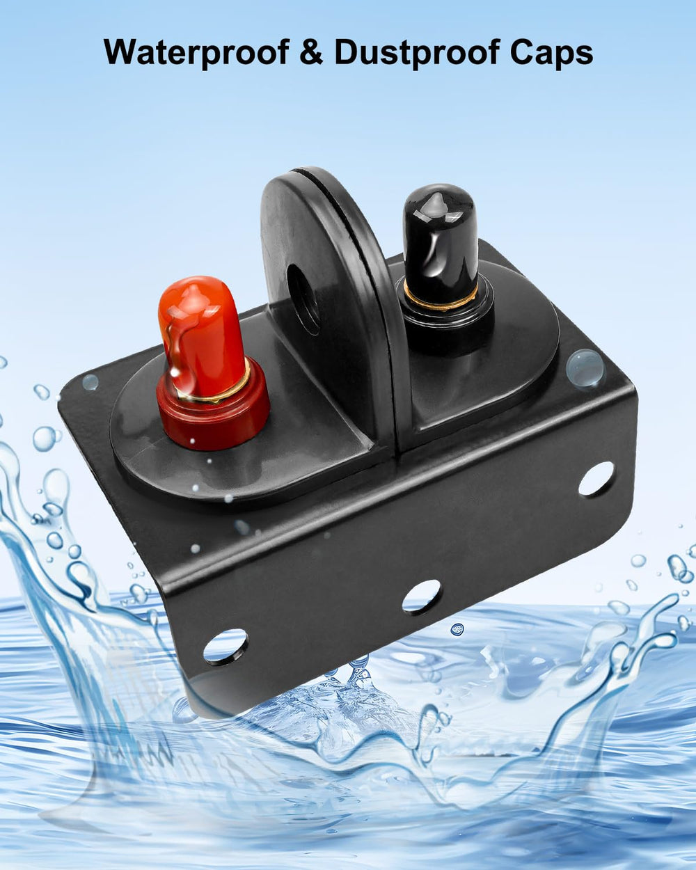 GMURA brass terminal close-up showing threaded post and corrosion-resistant finish