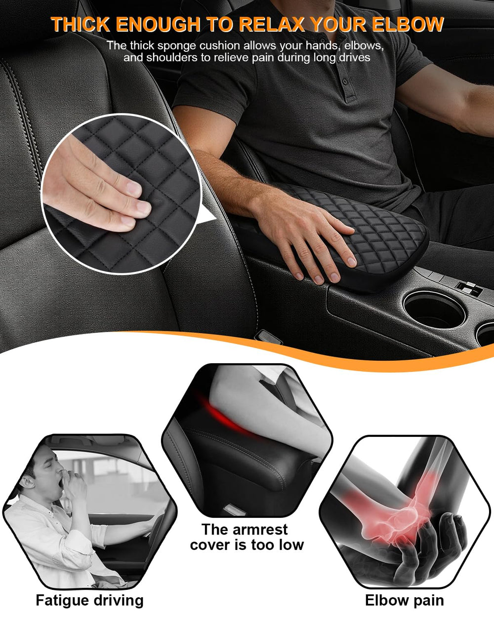 GNATIN elastic strap detail showing secure non-slip fastening benefit