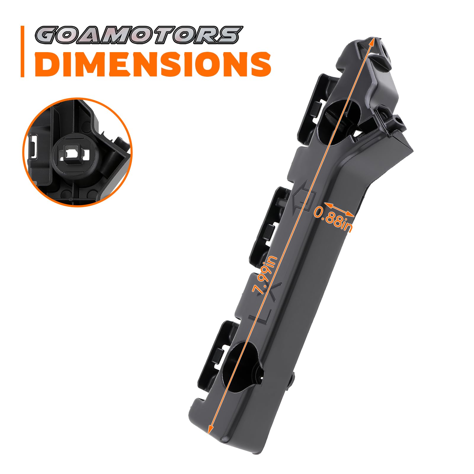 GoaMotors closeup of mounting holes for precise bolt alignment benefit