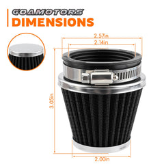 GoaMotors close-up of dual-layer steel mesh protecting filter media