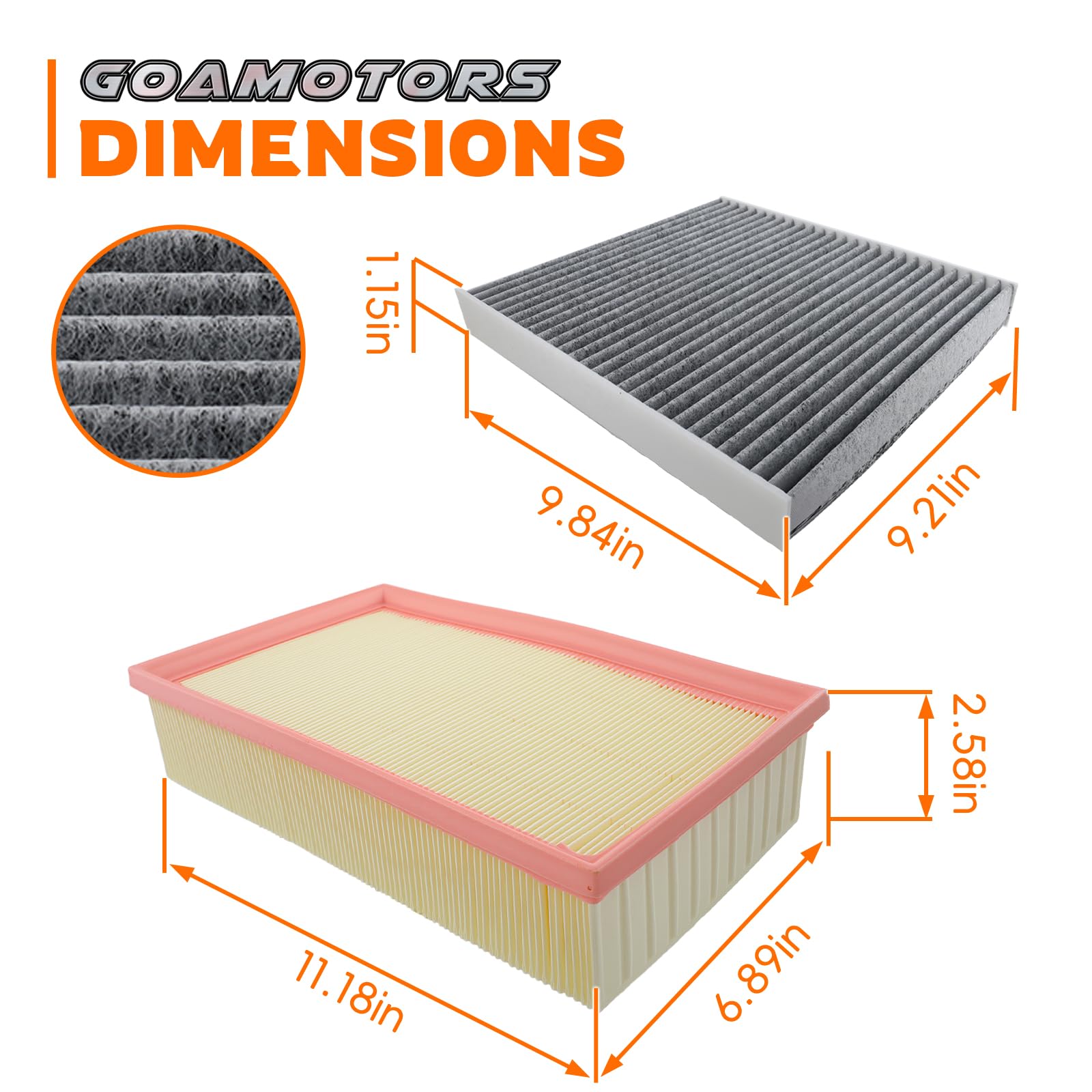 GoaMotors filters installed in engine airbox demonstrating straightforward fit