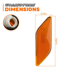GoaMotors left front marker close-up highlighting lens clarity and restored visibility