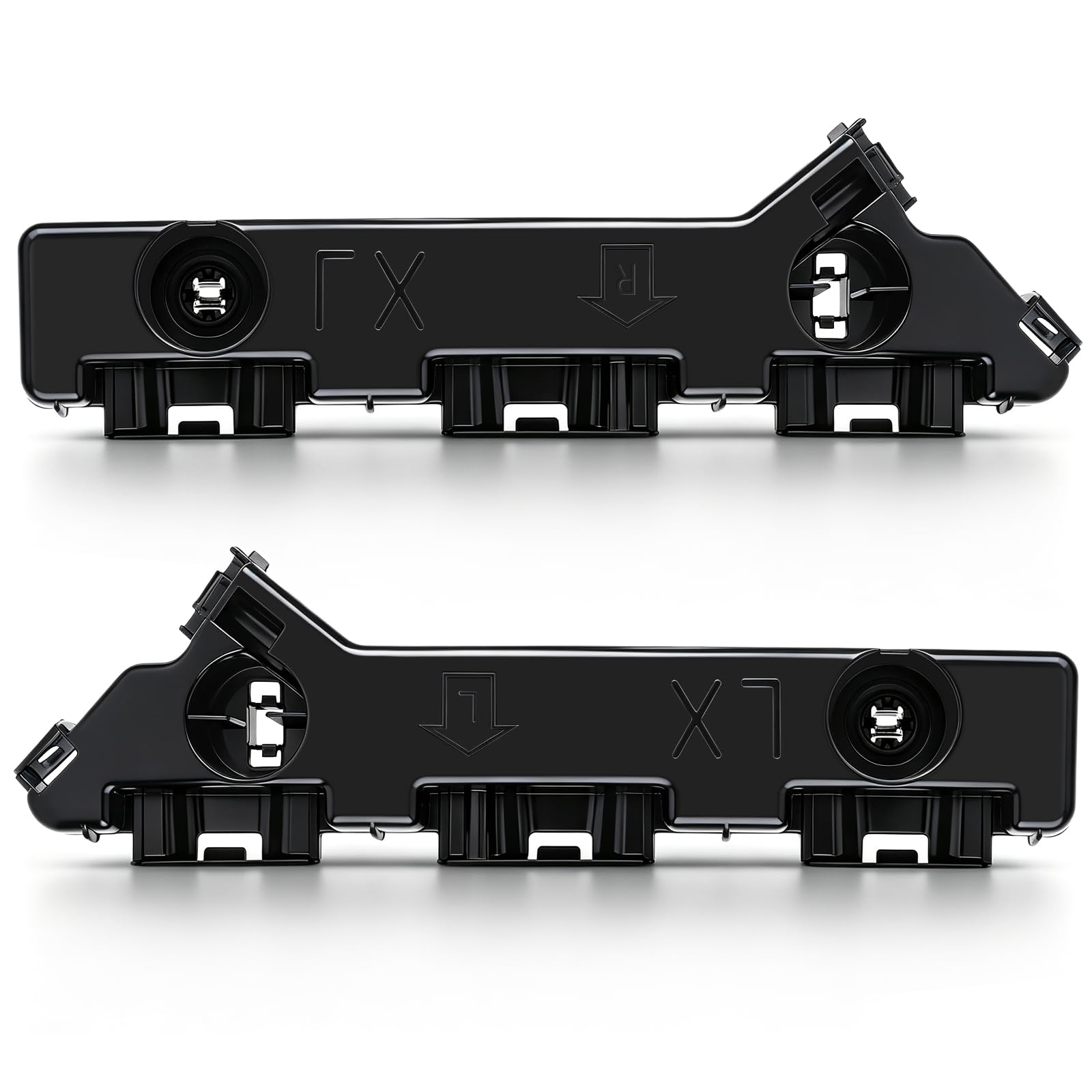 GoaMotors front view of both bumper brackets showing fit and alignment benefit