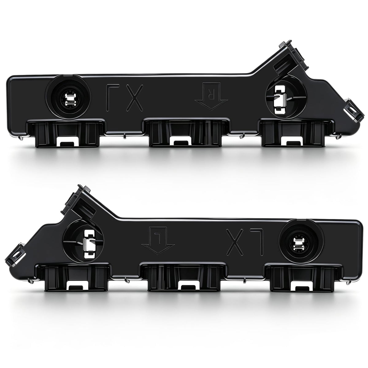 GoaMotors front view of both bumper brackets showing fit and alignment benefit