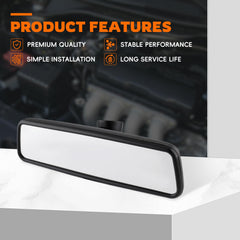 GoaMotors side profile of mirror showing durable housing and slim design