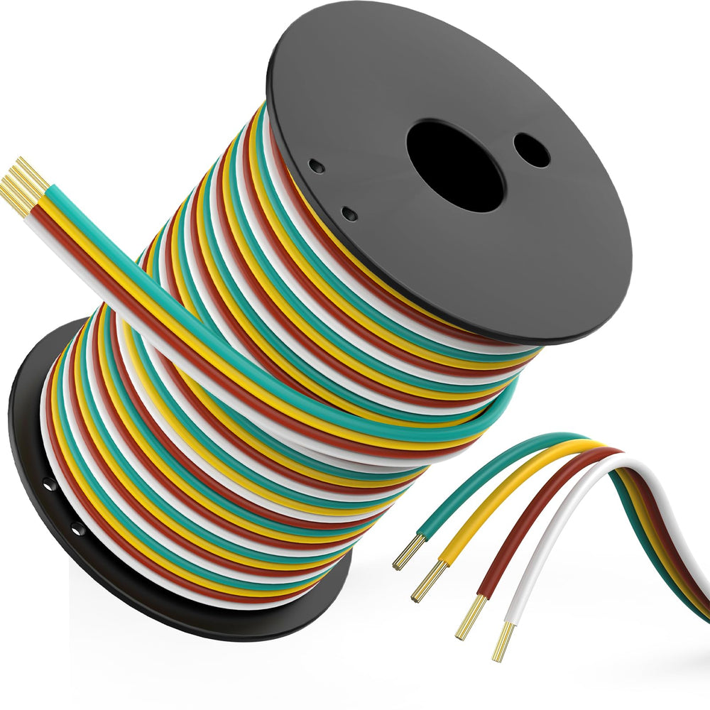 GOFOWRK front spool view showing neat bonded wire and easy handling