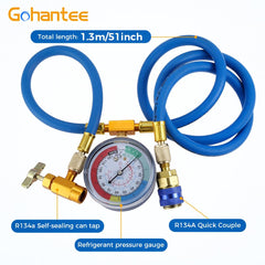 gohantee gauge close-up dial with color scales for fast accurate reading