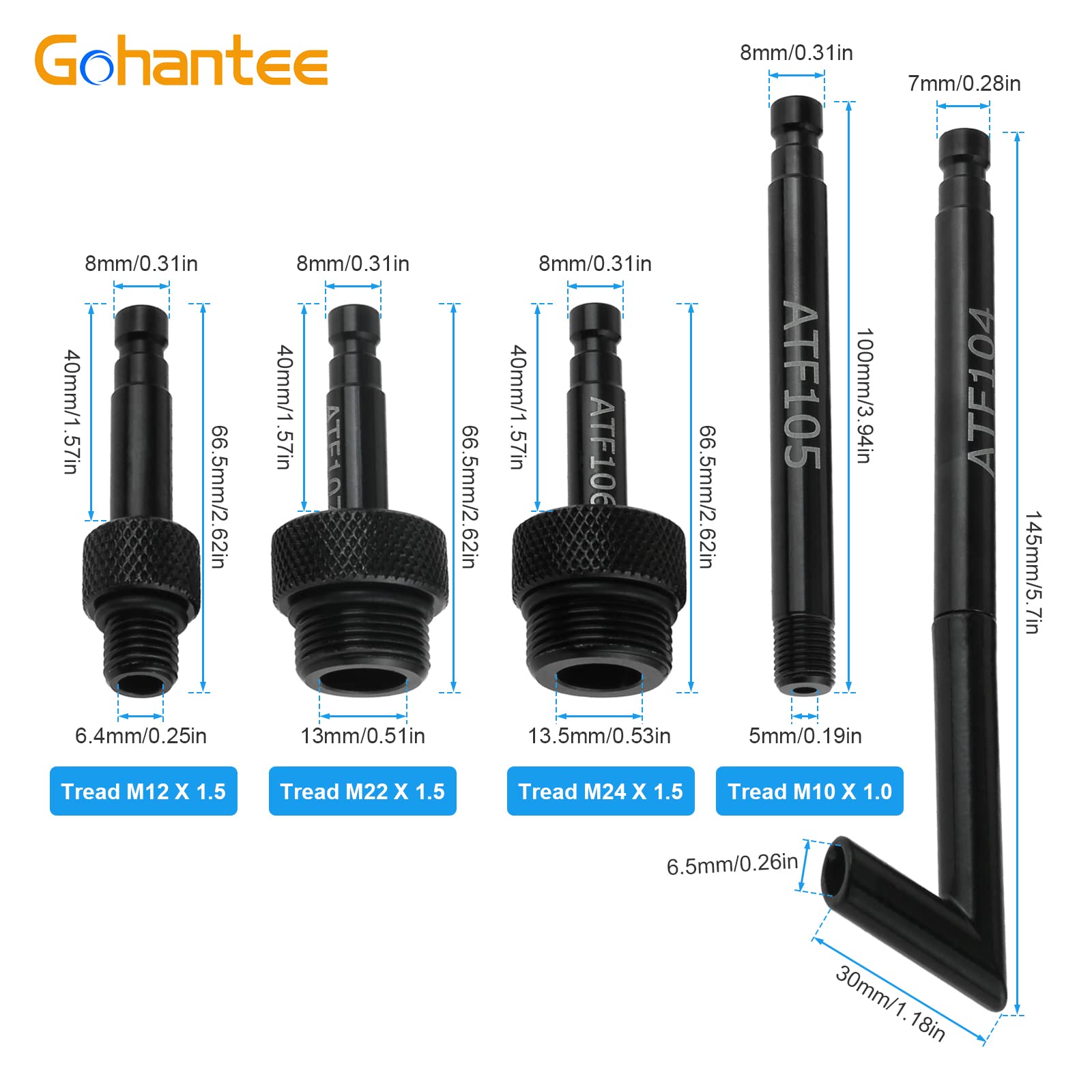 gohantee metal distributor close-up showing durable connector for reliable flow control