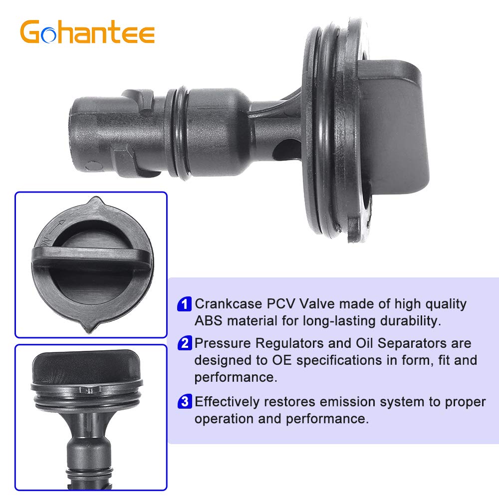 gohantee PCV valve installed under hood illustrating straightforward swap