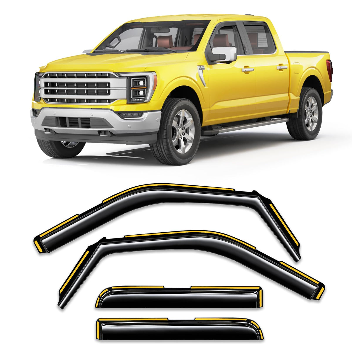 Goholy front packaging showing full SuperCrew four-door kit and neat layout benefits