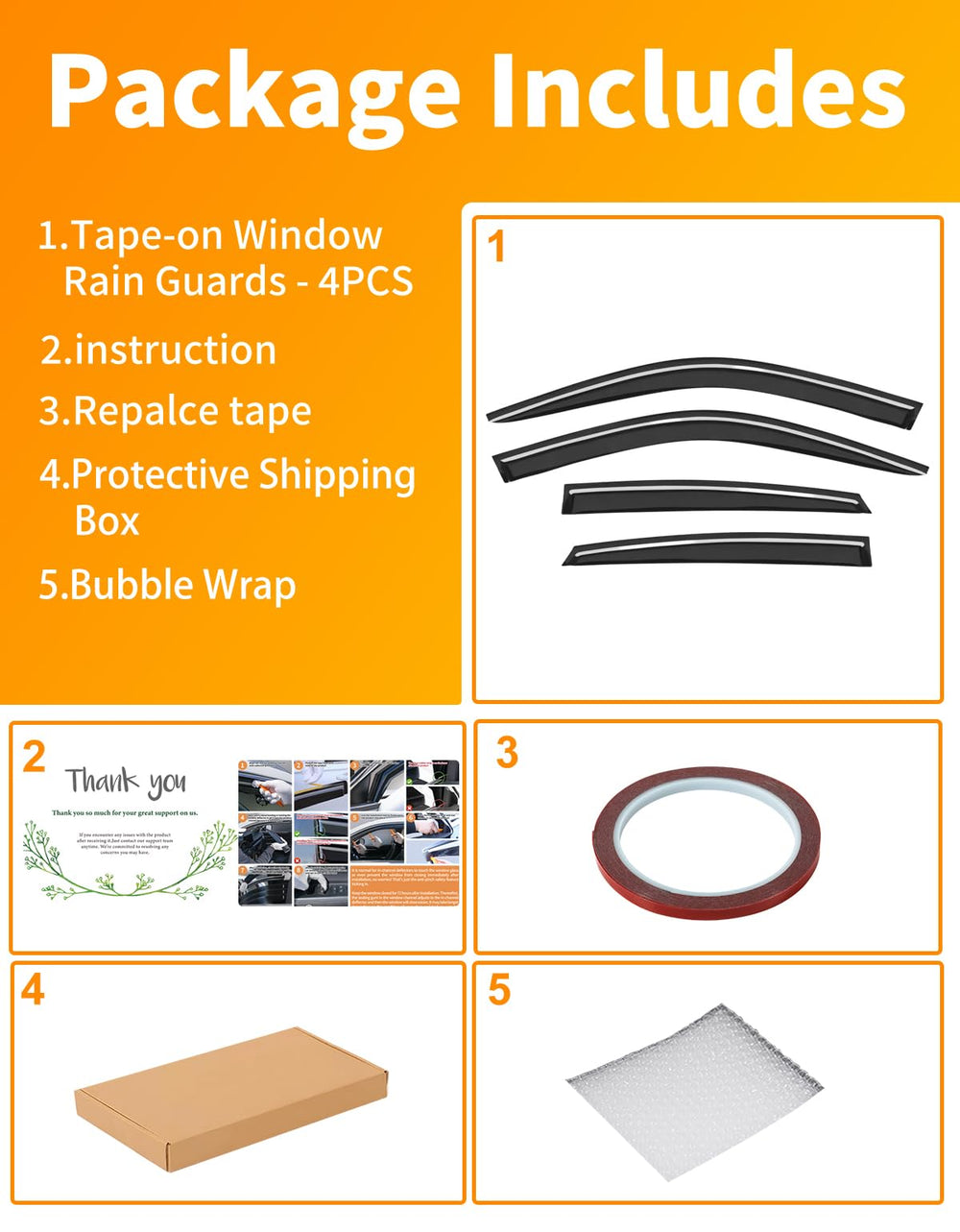 Goholy packaging with instructions and adhesion promoter included