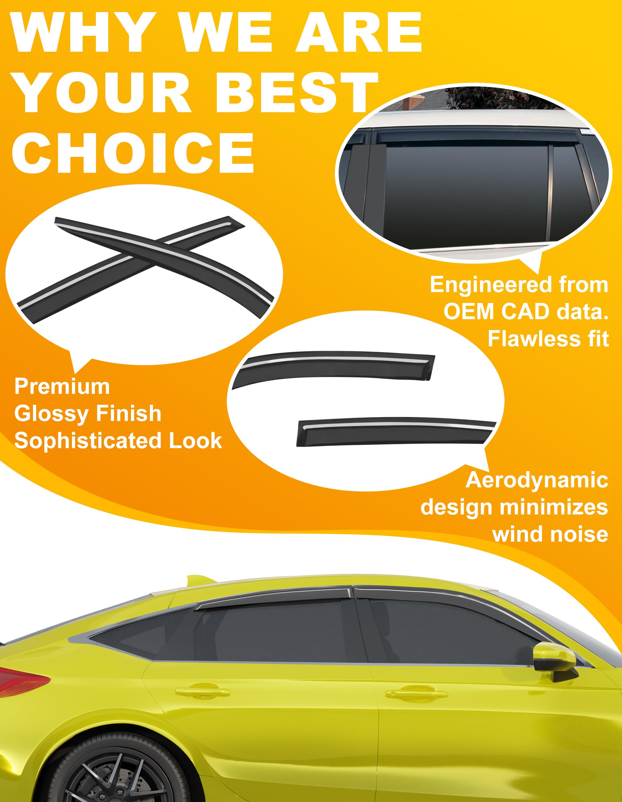 Goholy rear door application illustrating perfect rear-window fit