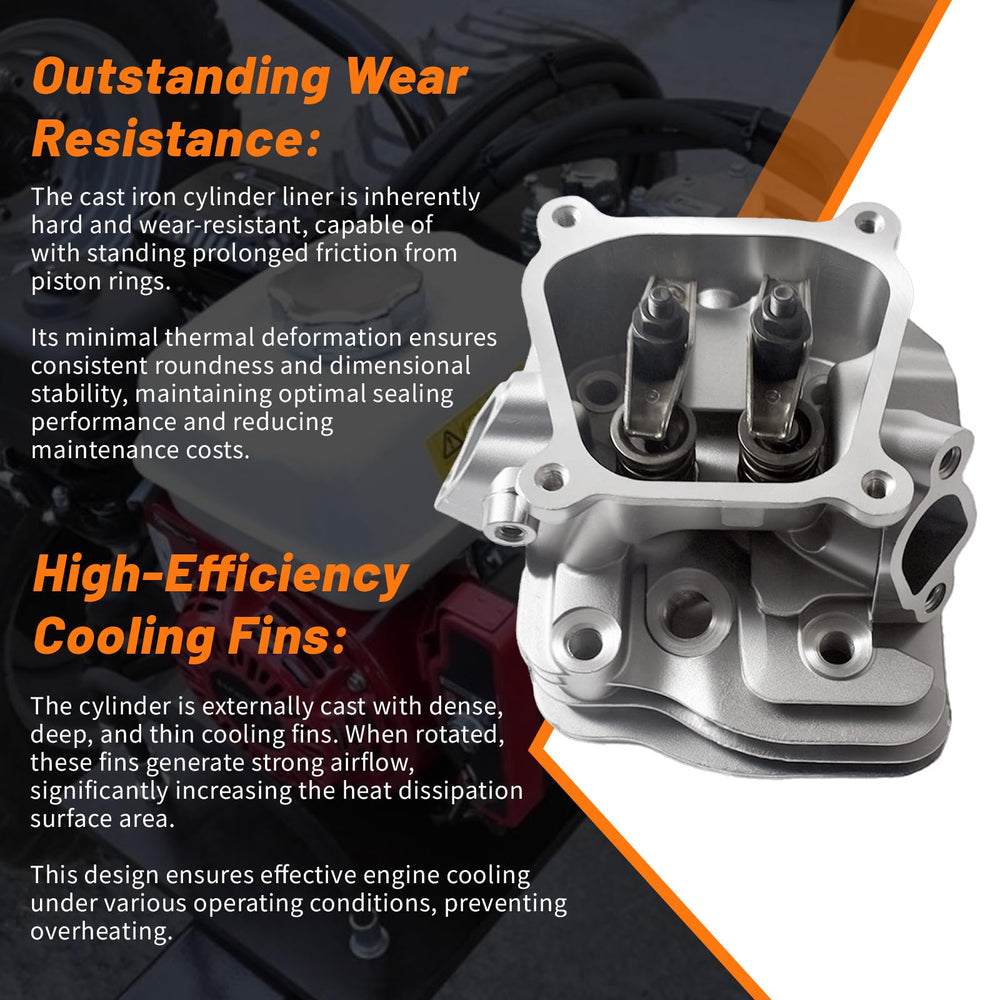 GOIRTUTSS cylinder head with gaskets and hardware ready for quick installation
